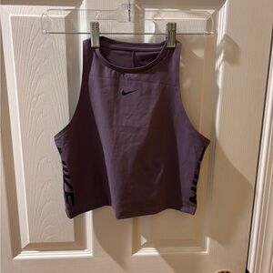 Nike Pro Women's Purple Crop Top